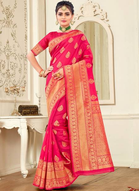 Gajjari Colour Santraj New Exclusive Wear Banarasi Silk Designer Saree Collection 1016
